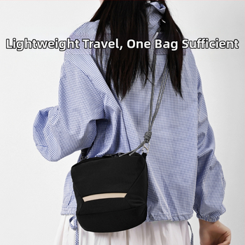 Kamerų krepšys per petį Fujifilm mirrorless ir Canon – ultra lengvas nailoninis apsauginis dėklas su poliesterio vidumi