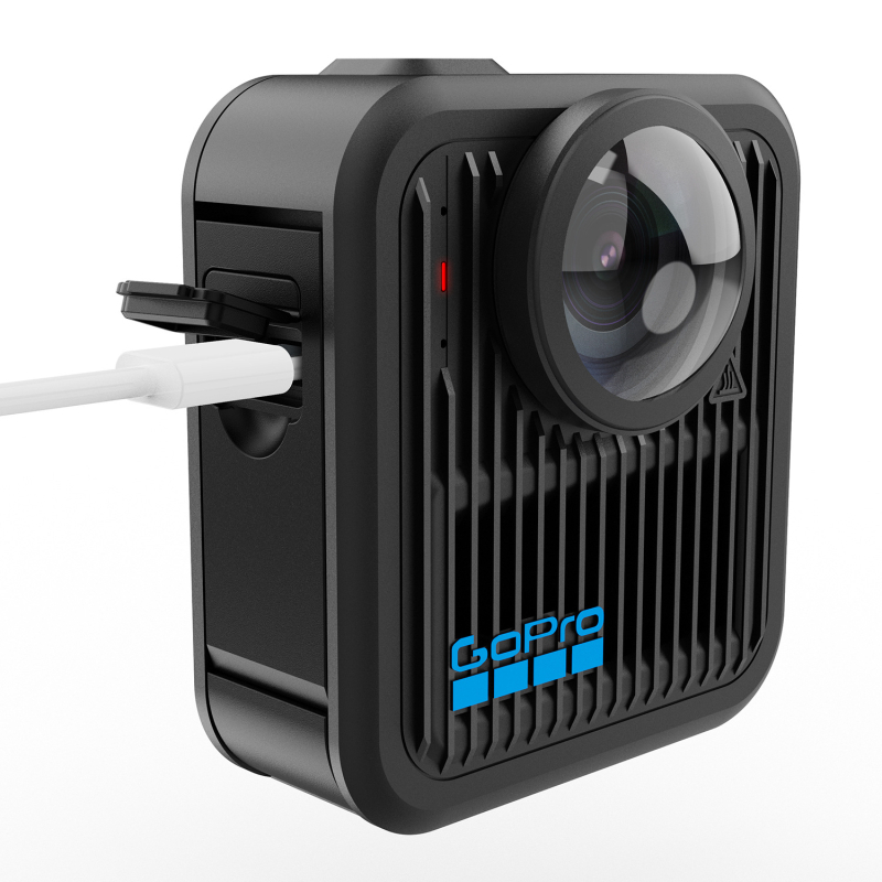 GoPro MAX2 kućište baterije sa bočnim otvaranjem, zaštita od prašine i za punjenje, silikon+ABS