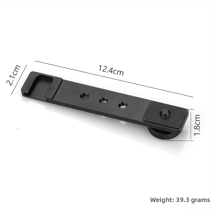 GP20 Držiak studenej obuvi — hliníková zliatina, základňa pre gimbal, tyč pre kameru, podpora mikrofónu a osvetlenia cez horúcu obuv