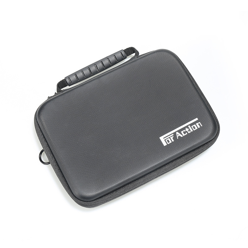 Geantă de depozitare DJI Action 3/4/5 Pro – Material PU, Compatibilă cu Action 3/4/5 Pro, Portabilă, husă multifuncțională pentru camere sportive