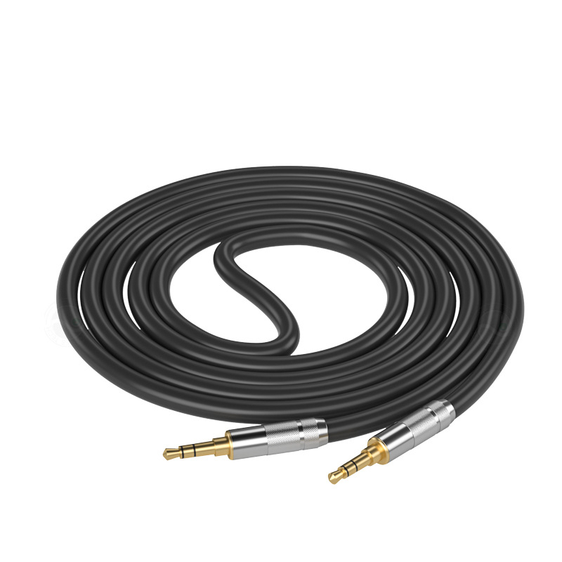 3,5 mm muško‑muški audio kabel, bakar bez kisika, zlatno obloženo, AUX za MP3 i automobilski audio sustav