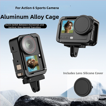 Carcasă de protecție din aliaj de aluminiu pentru DJI Action6 (Rabbit Cage)