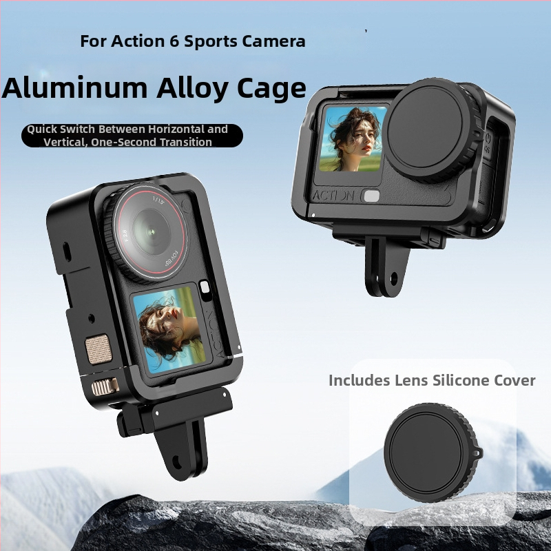 Carcasă de protecție din aliaj de aluminiu pentru DJI Action6 (Rabbit Cage)