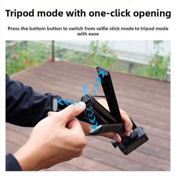 Selfie tyč pre akčné kamery, hliníková zliatina, teleskopická, možnosť potlače loga, vrátane tašky