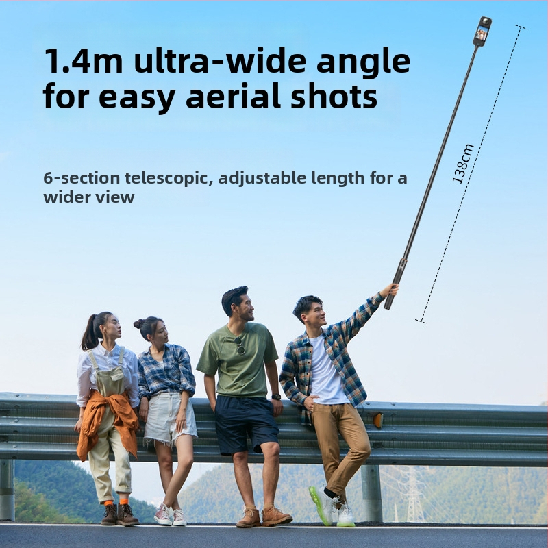 Vrig Selfie Tyč pre akčné kamery TP-21 – Univerzálny pre športové kamery, Plastový