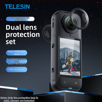 Zaštitni poklopac objektiva za Insta360 X5, akril, otporan na prašinu i ogrebotine, model S5-flt-39-tis, tvrtka Telesintaixun