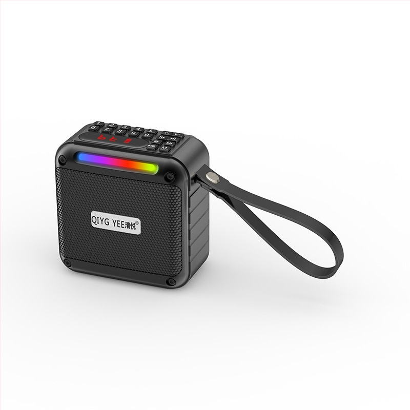 Bluetooth mini zvučnik s dva zvučnika, MP3 player, ugrađena baterija, Bluetooth 5.3, 100Hz-20kHz, SNR ≥75dB, domet do 15 m