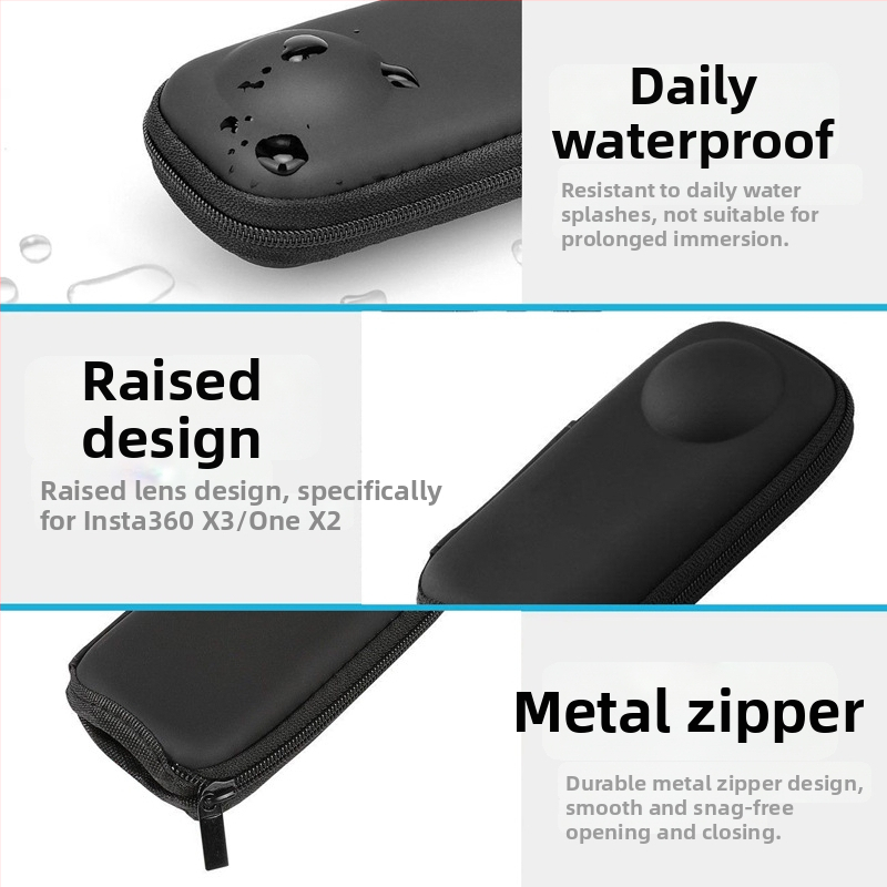 Torba za pohranu Insta360 X3, kućna torba X2/X3, EVA materijal, termo transfer tisak, ambalaža za digitalne fotoaparate