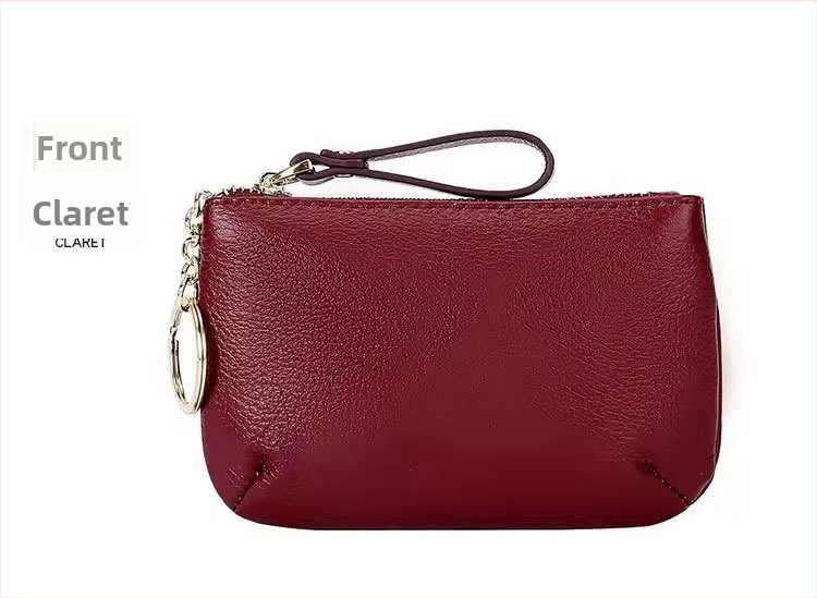 Novčanik za kovance od PU kože sa zatvaračem | minimalistički tanak dizajn | unisex | bez podstava