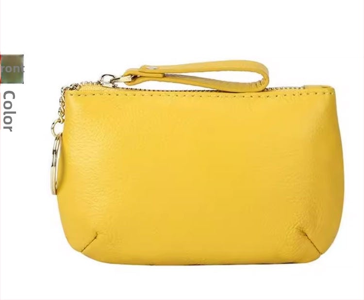 Novčanik za kovance od PU kože sa zatvaračem | minimalistički tanak dizajn | unisex | bez podstava