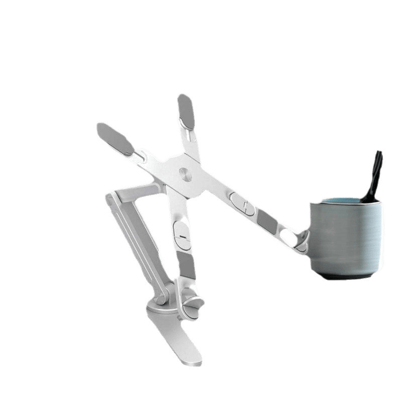 Βάση φορητών υπολογιστών από κράμα αλουμινίου, περιστρεφόμενη, για φορητούς υπολογιστές και tablets, βάρος 0,85 kg