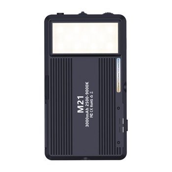 Pocket Light M21 — Преносимо осветление за фотография за запълване, 6W, 3.7V, 2500-9000K, регулируема яркост, литиева батерия
