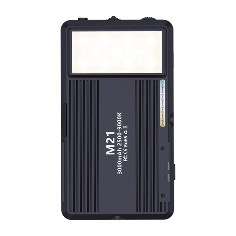 Pocket Light M21 — Преносимо осветление за фотография за запълване, 6W, 3.7V, 2500-9000K, регулируема яркост, литиева батерия