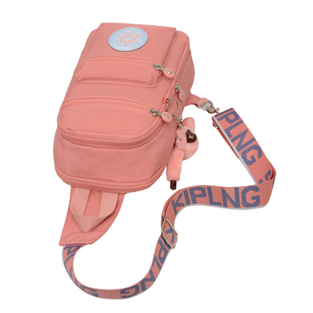 Naylon ženska crossbody torbica, gradski minimalistički stil, sa zatvaračem, unutarnje pretinci (zip pretinac, pretinac za telefon, pretinac za ID karticu), poliester podstava, proljeće 2025