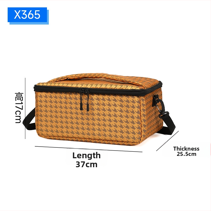 Fotoaparatų krepšys iš atsparaus vandeniui poliesterio, lengvas, smūgiams atsparus, aksominė įdėklė, peties krepšys