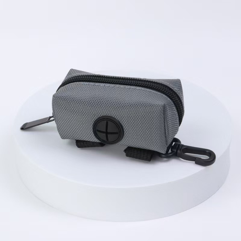 Портативна чанта за събиране на кучешки отпадъци с Velcro закопчаване, материал PVC 1680D, удебелена конструкция