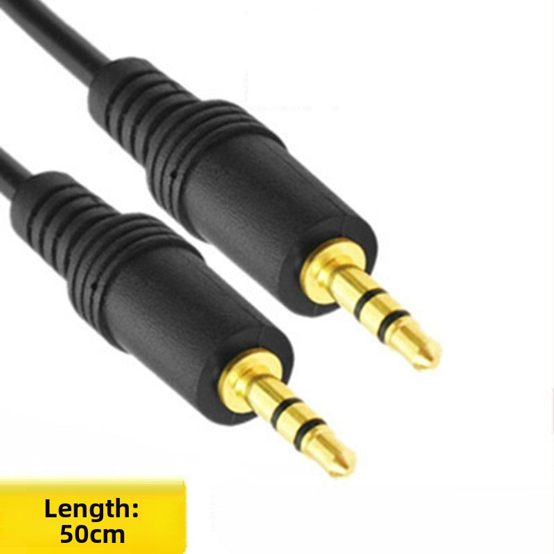 Aux zvukový kábel, AV línia, zlaté konektory, optické vlákno, kompatibilný s MP3