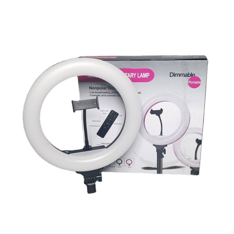 HY-D13 LED kružno svjetlo za prijenos uživo, 36W, AC100-240V, vertikalna montaža