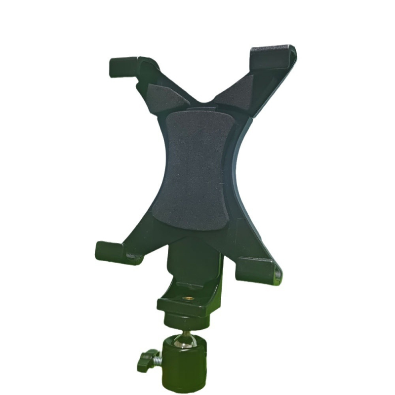 Držač kamere s 1/4 inčnim navojem i četverozubim ravnim stezanjem, sklopno, 360° pan/tilt, 91 g