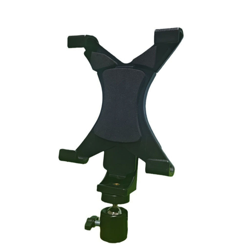 Držač kamere s 1/4 inčnim navojem i četverozubim ravnim stezanjem, sklopno, 360° pan/tilt, 91 g