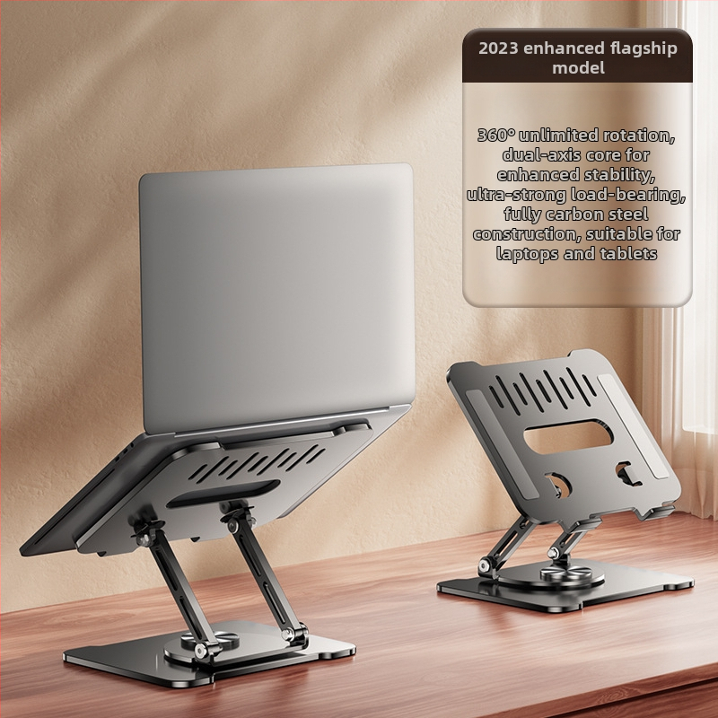Sundasheng suport pentru laptop – pliabil și rotativ, răcire pentru birou, depozitare portabilă, ridicare verticală reglabilă