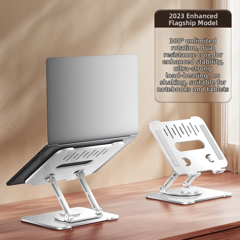 Sundasheng suport pentru laptop – pliabil și rotativ, răcire pentru birou, depozitare portabilă, ridicare verticală reglabilă