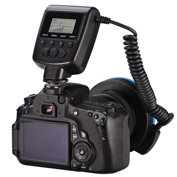 Youyixin Ring Light για SLR κάμερα — βάση G9, ρυθμιζόμενη φωτεινότητα, δυνατότητα ρύθμισης έντασης, τροφοδοσία με 4 μπαταρίες AA