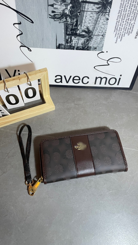 Ženski PU kožni novčanik s karticom, geometrijski uzorak, ultra lagan, svakodnevna upotreba, lansiranje jeseni 2024