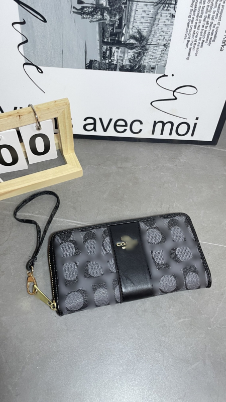 Ženski PU kožni novčanik s karticom, geometrijski uzorak, ultra lagan, svakodnevna upotreba, lansiranje jeseni 2024