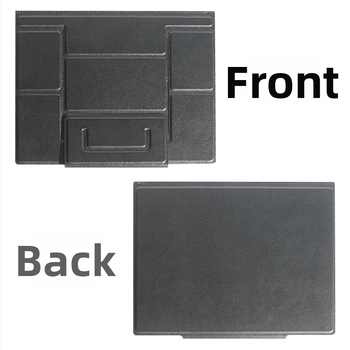 Stojan na notebook z PU kože, skladací, magnetický držiak