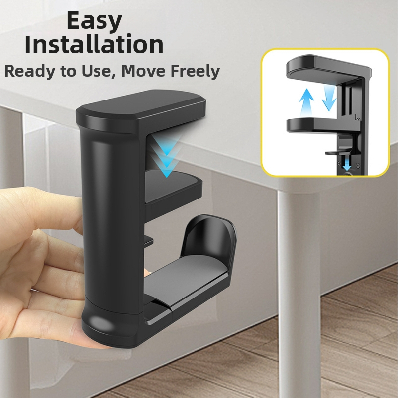 Klaususbāzes statīvs datoram — lietošanai uz galda — pielāgošanas atbalsts