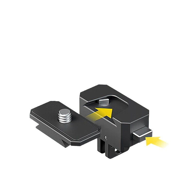 Insta360 X5/4/3/2 compatibilă plăcuță pentru eliberare rapidă și bază, aliaj de aluminiu, accesoriu pentru cameră sport