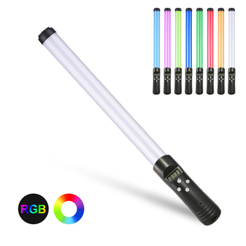 RGB LED подсветка за снимане и стрийминг, преносимо ръчно осветление, 7 W, регулируема яркост и цвят, подходяща за вътрешни помещения