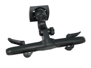 Držač tableta za auto za stražnju klupu sa četverozubnim stezanjem (XST-6002, ABS, kompatibilan s iPad/iPad Mini, iPod touch 2/3/4, rotacijski stil)