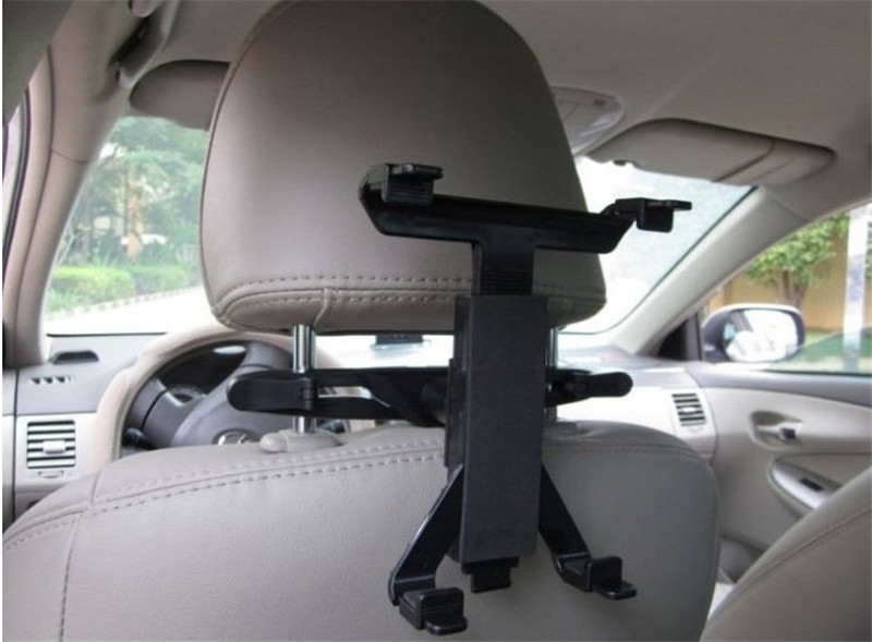 Držač tableta za auto za stražnju klupu sa četverozubnim stezanjem (XST-6002, ABS, kompatibilan s iPad/iPad Mini, iPod touch 2/3/4, rotacijski stil)