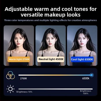 Mini LED svetlo na doplnenie pre foto a video s mobilom, ručné ovládanie, 3W, USB 5V/1A, nastaviteľná farba teploty 2500K-9900K, model M82/M82RGB
