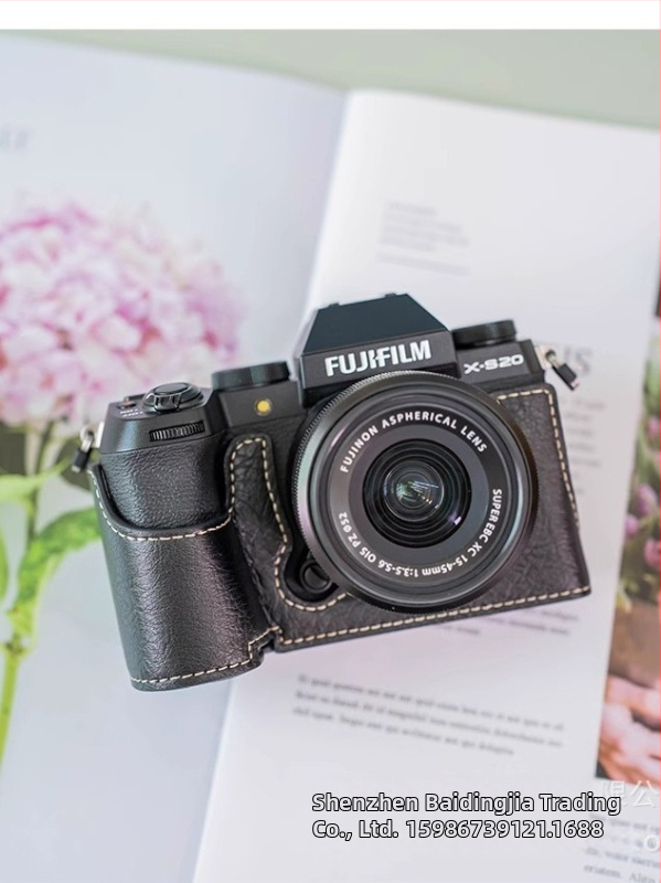 Taška pre zrkadlovku Fuji XS20 – PU koža, ramenný štýl, kompatibilné s XS20, retro čiastočný set, prenášacia foto taška