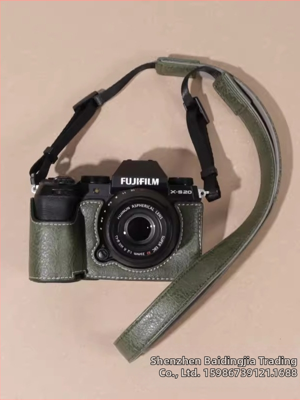 Taška pre zrkadlovku Fuji XS20 – PU koža, ramenný štýl, kompatibilné s XS20, retro čiastočný set, prenášacia foto taška