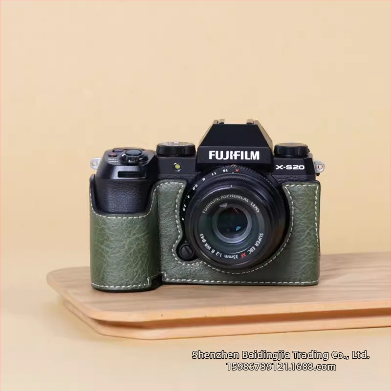 Taška pre zrkadlovku Fuji XS20 – PU koža, ramenný štýl, kompatibilné s XS20, retro čiastočný set, prenášacia foto taška