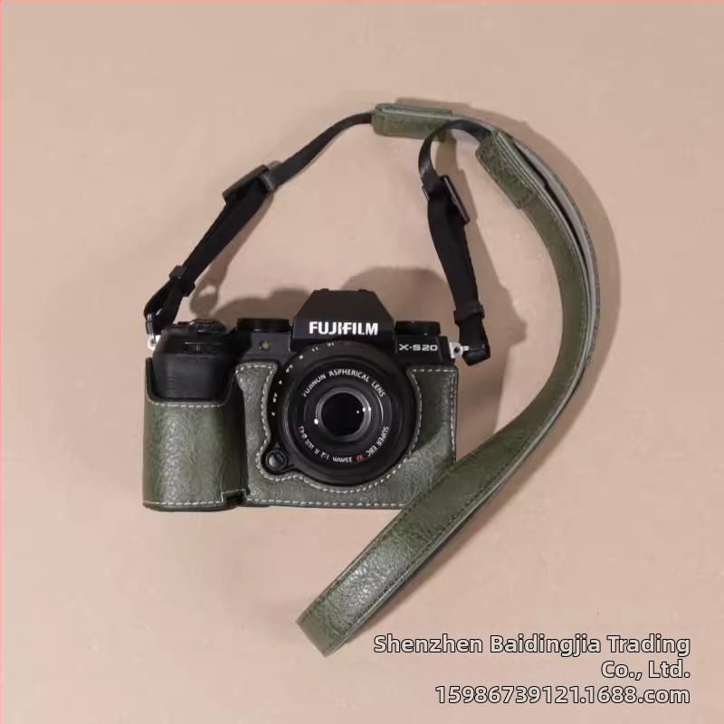 Taška pre zrkadlovku Fuji XS20 – PU koža, ramenný štýl, kompatibilné s XS20, retro čiastočný set, prenášacia foto taška