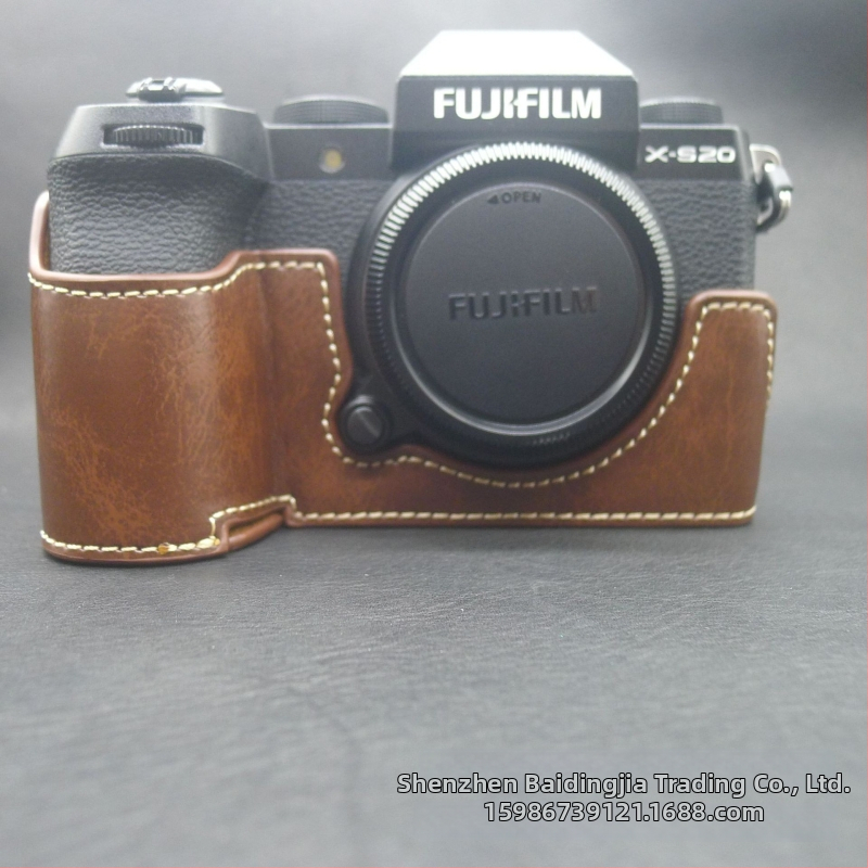 Taška pre zrkadlovku Fuji XS20 – PU koža, ramenný štýl, kompatibilné s XS20, retro čiastočný set, prenášacia foto taška