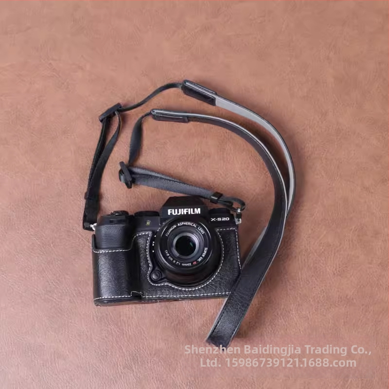 Taška pre zrkadlovku Fuji XS20 – PU koža, ramenný štýl, kompatibilné s XS20, retro čiastočný set, prenášacia foto taška