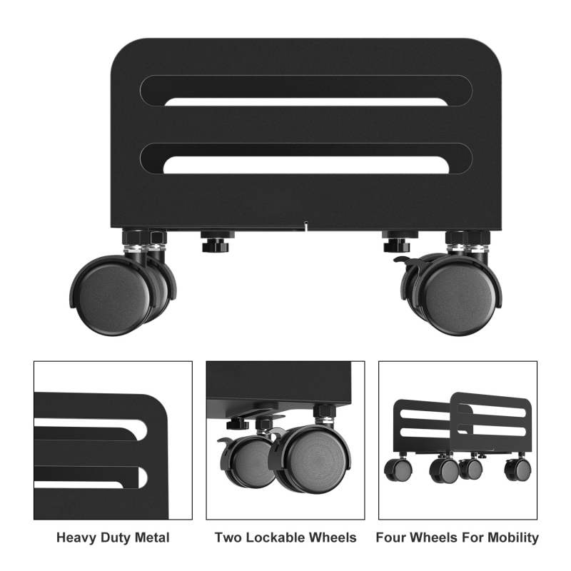 Βάση για υπολογιστή με ρυθμιζόμενο πλάτος, περιστρεφόμενη κατασκευή από ατσάλι και σίδηρο