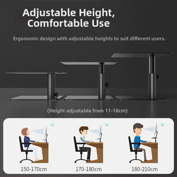 Stojan na monitor Nillkin Gentry Pole, kovová konštrukcia, hmotnosť 2,5 kg, vhodný pre všeobecné monitory, uvedený v roku 2021