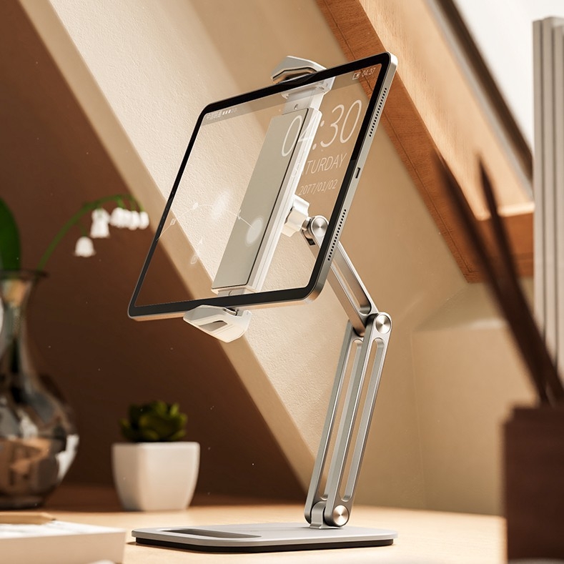 ARP47 Sklopivi aluminijski nosač za tablet, stolni stalak, kompatibilan s iPadom, iPad 2/3/4 iPad Mini, 350 g