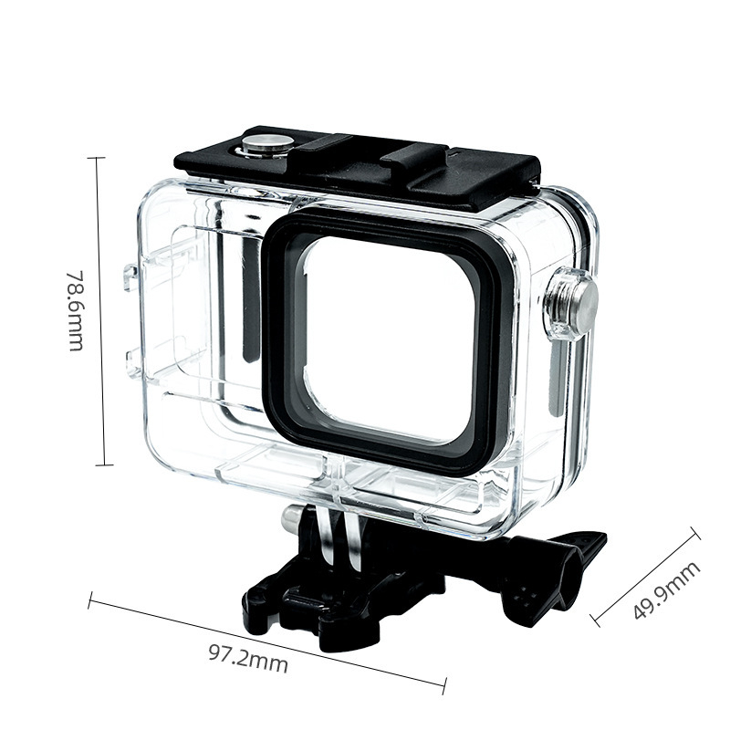 Beizhen 2040 Carcasă subacvatică impermeabilă pentru Insta360 Ace Pro – PC + oțel inoxidabil + sticlă, adâncime 40 m, Compatibilă Insta360 Ace Pro