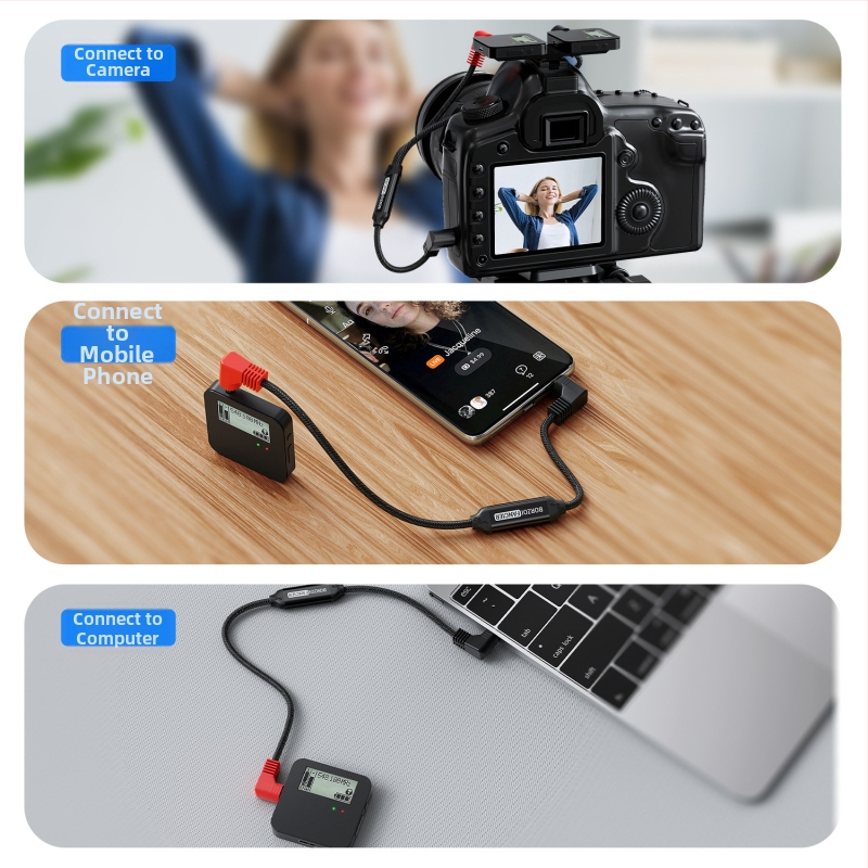 Werewolf LLR 3,5 mm adapter kabel – 1:2 audio splitter, pozlaćeno, OFC bakar, za SLR kamere i mobilne telefone