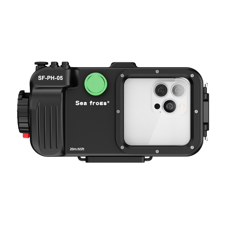 Seafrogs SF-PH-05 Ūdensdrošs telefona korpuss līdz 7 colām, universāls Android un iPhone, Plastmasas materiāls, Bluetooth atbalsts