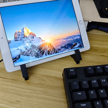 Držač za tablet od aluminijske legure s prilagodljivim kutem — prijenosni stalak za iPad, iPad Mini i iPod touch 4. generacije