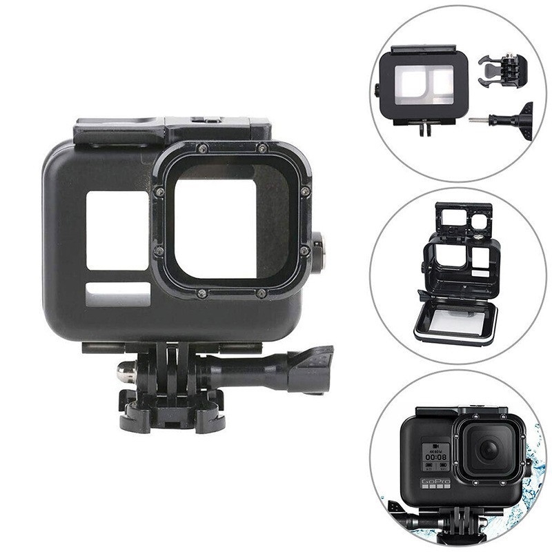 GoPro Hero8 vodootporna kutija CN-121 (60m dubina, PC + 316 nehrđajući čelik + kaljeno staklo)